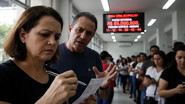 Prêmio acumulado da Mega-Sena atrai apostadores em busca de mudar de vida no próximo sorteio de sábado.