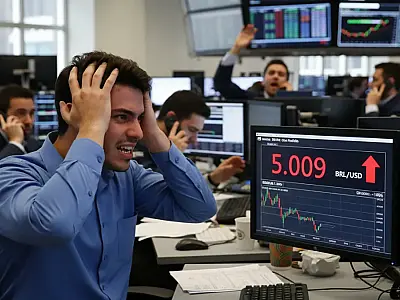 O dólar comercial encerrou o dia em forte alta, voltando a patamares acima de R$ 5 diante da instabilidade política.
