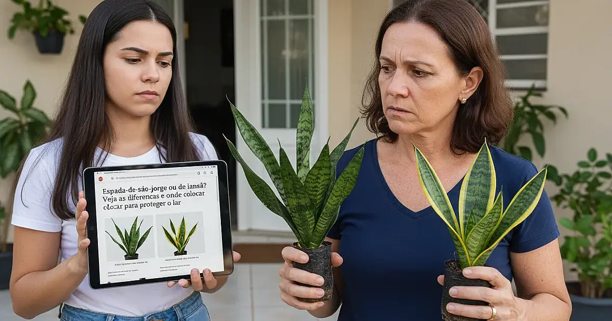 Espada-de-são-jorge ou de iansã? Veja as diferenças e onde colocar para proteger o lar