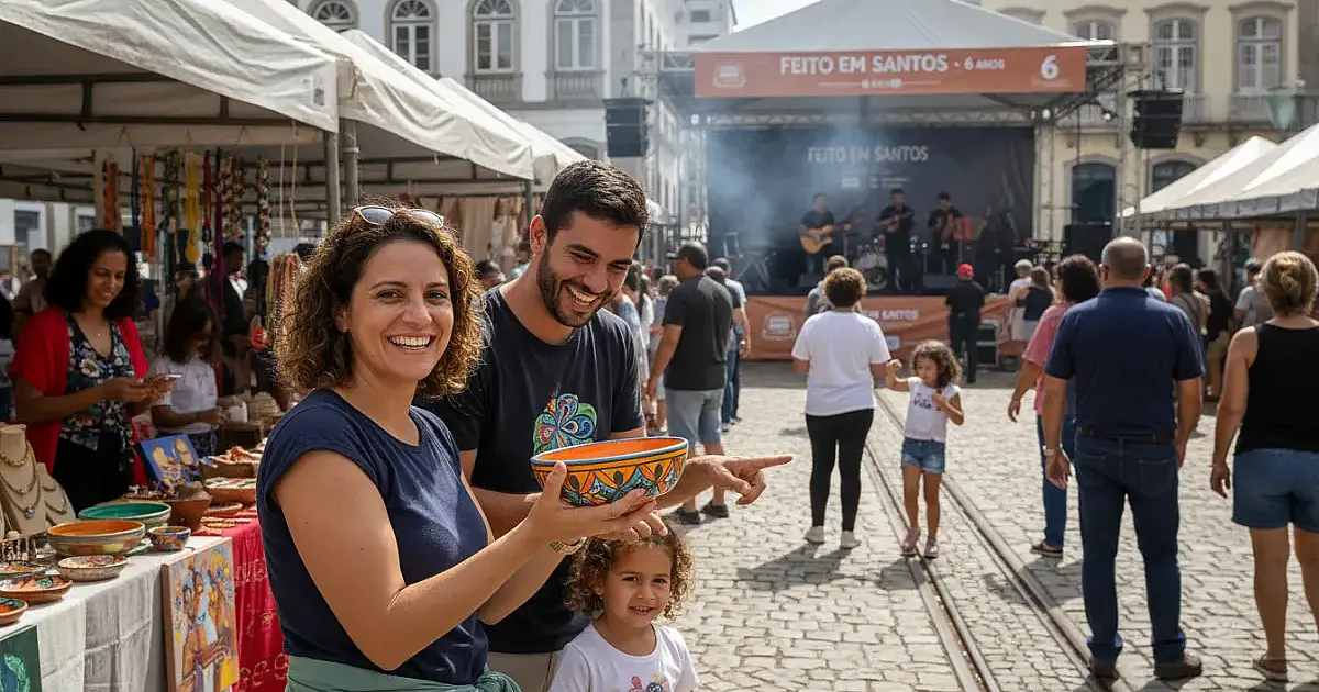 Feito em Santos celebra 6 anos com megaevento gratuito no Valongo; veja a programação completa