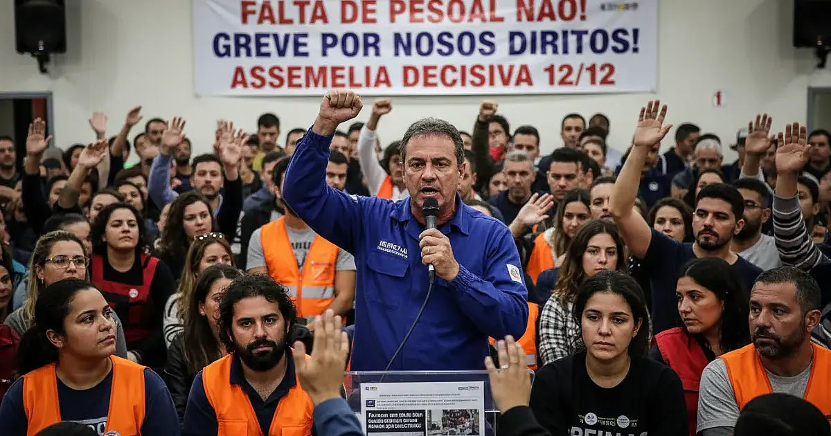Greve do Metrô em SP: Assembleia define paralisação para esta quarta (13)