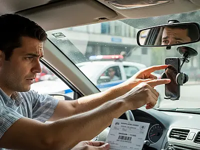 O uso do suporte é permitido, mas tocar na tela com o carro em movimento é infração gravíssima.