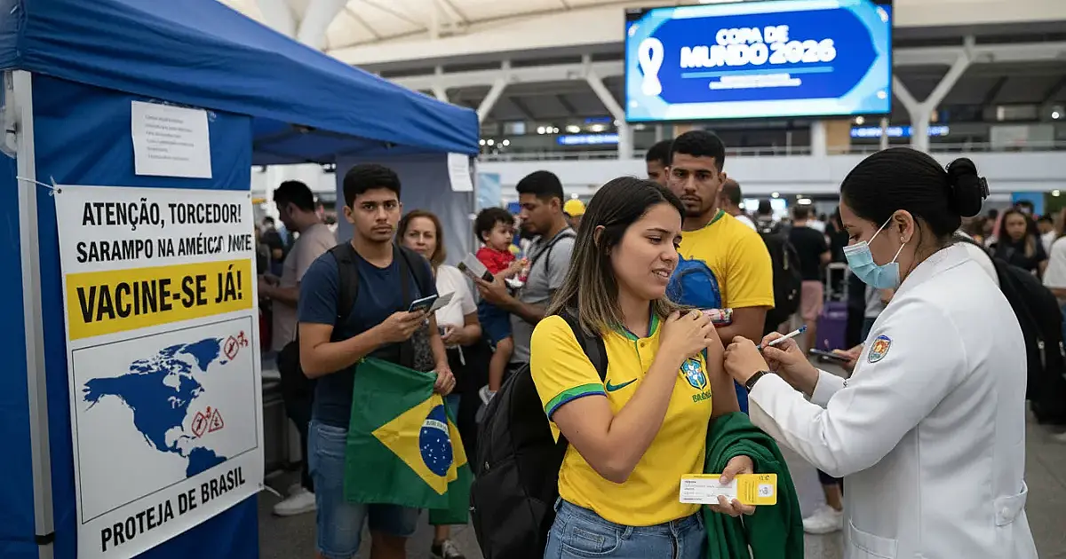 Copa 2026: Por que a vacina contra o sarampo deve ser sua prioridade antes do embarque
