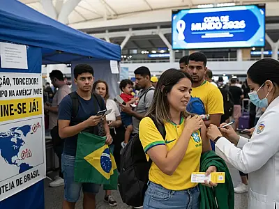 Torcedores devem atualizar a caderneta de vacinação pelo menos 15 dias antes da viagem para a Copa do Mundo.
