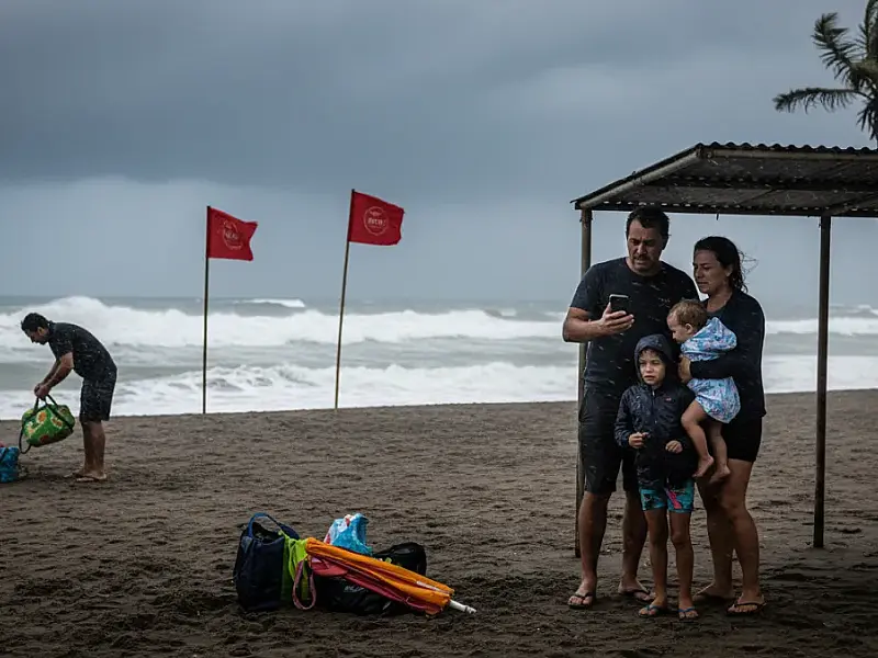 Alerta no Litoral de SP: Saiba o horário da chegada da massa polar e da chuva no fim de semana
