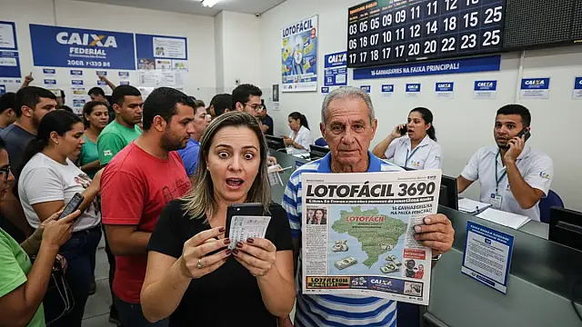 Sorteio da Lotofácil realizado no Espaço da Sorte pulverizou o prêmio principal entre 16 apostadores.