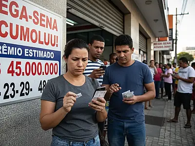 O sorteio da Mega-Sena acumulada pode pagar R$ 45 milhões no próximo sábado.