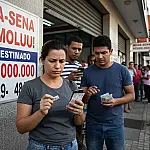 Mega-Sena acumula e prêmio dispara para R$ 45 milhões; veja os números sorteados