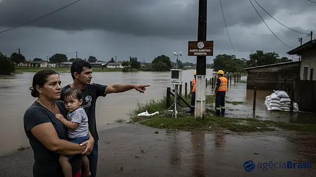 Governador Jorginho Mello assina decreto de alerta climático para prevenção contra o El Niño. Foto: Defesa Civil SC.