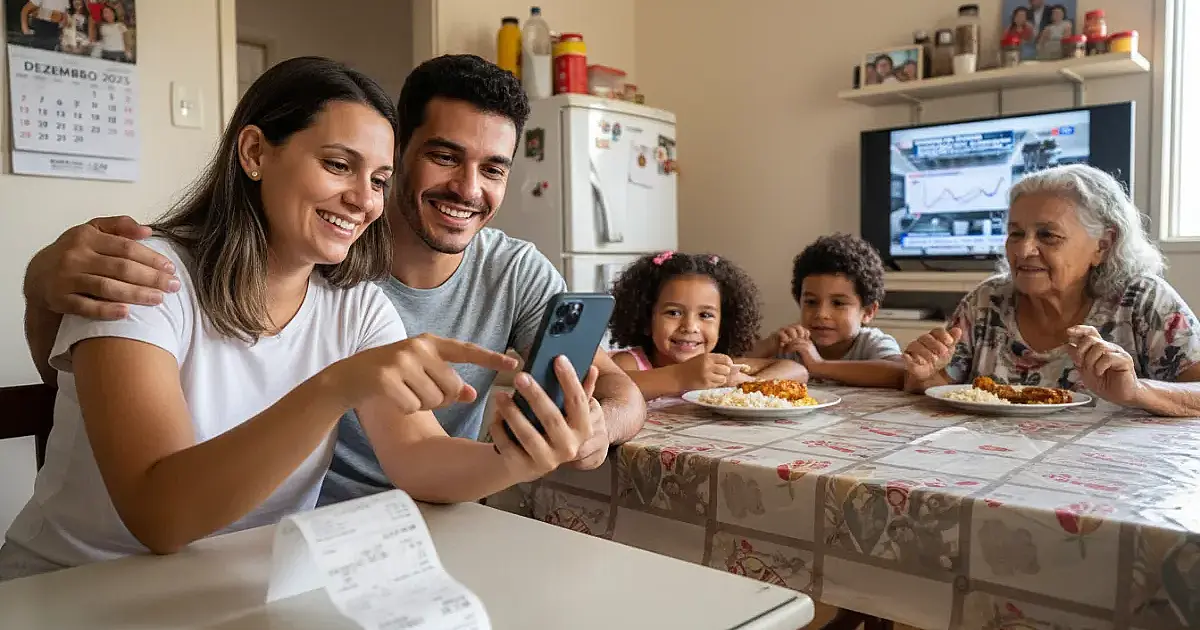 Renda média das famílias brasileiras bate recorde e atinge R$ 2.264 em 2025