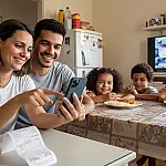 Renda média das famílias brasileiras bate recorde e atinge R$ 2.264 em 2025
