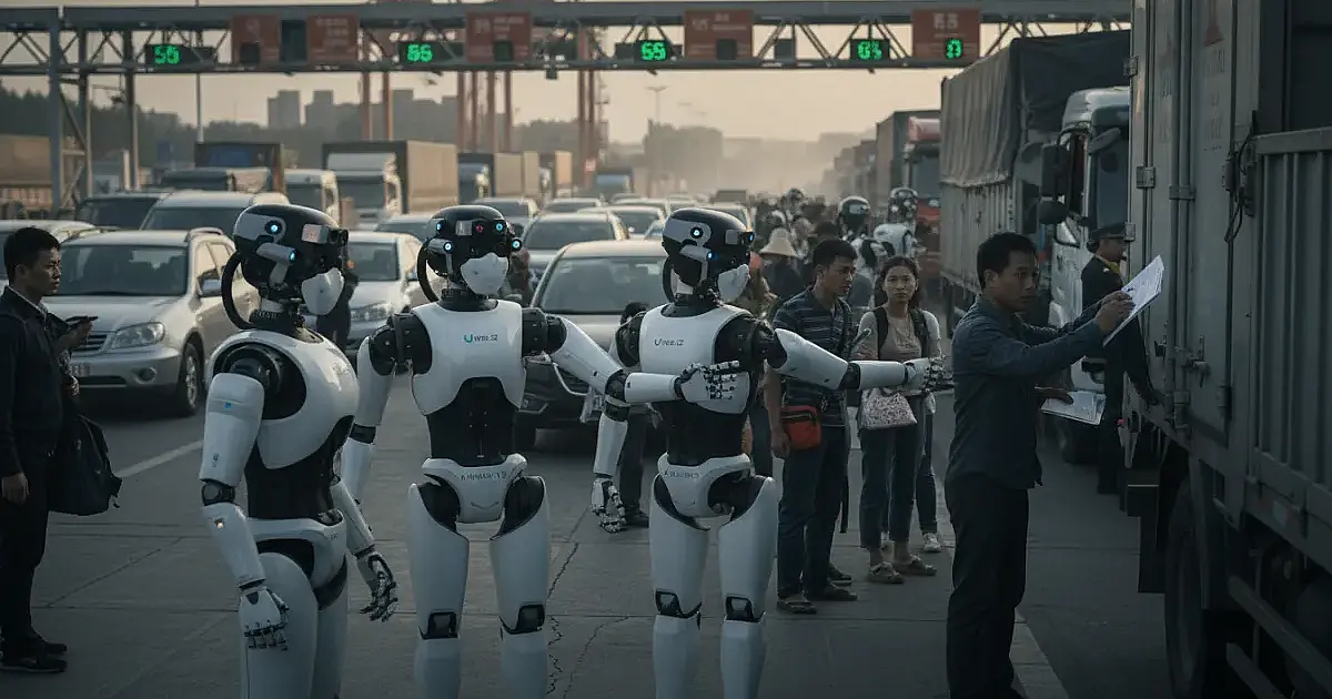 China mobiliza 'exército' de 10 mil robôs humanoides para vigiar fronteira com o Vietnã