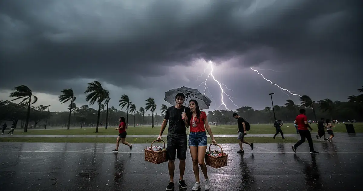 Alerta em São Paulo: Temporais e queda brusca de temperatura mudam o tempo neste fim de semana