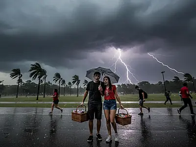 Céu encoberto e chuva em São Paulo: estado entra em alerta para mudança brusca no clima. Foto: Reprodução/Portal