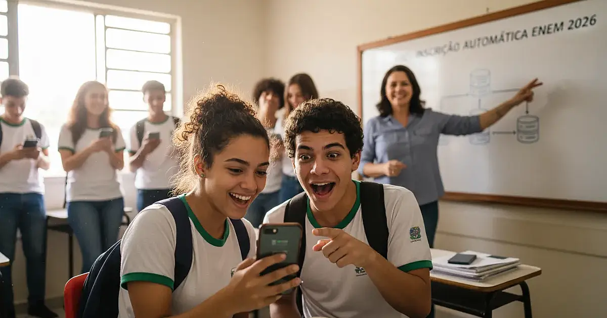 Enem 2026: MEC assume inscrição automática de alunos da rede pública para reduzir abstenção