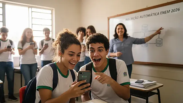 Mudança no Enem visa integrar estudantes da rede pública automaticamente ao sistema de exames nacionais.