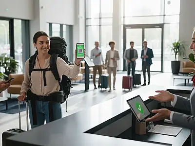 O check-in digital permite que hóspedes evitem filas e preencham dados pelo celular antes da chegada ao hotel.