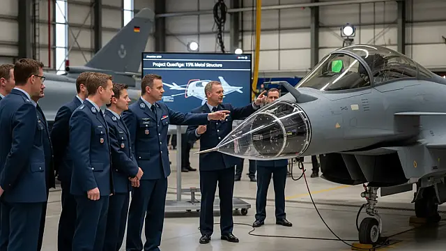 O novo Eurofighter Tranche 4 da Luftwaffe combina estrutura leve e tecnologia de baixa detecção por radar.