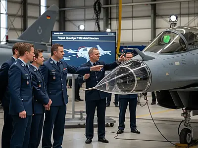 O novo Eurofighter Tranche 4 da Luftwaffe combina estrutura leve e tecnologia de baixa detecção por radar.