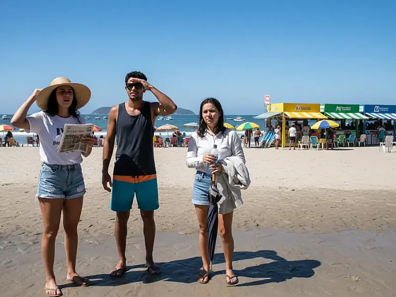 Calor extremo volta ao litoral de SP: confira quando as temperaturas sobem de novo