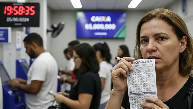 Apostas para a Mega-Sena de R$ 65 milhões podem ser feitas até as 20h deste sábado.