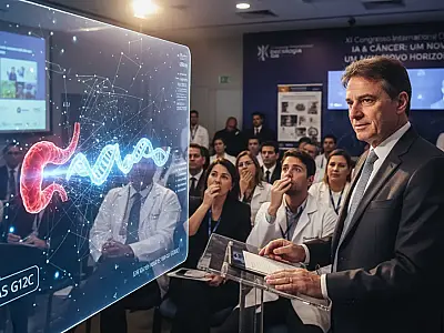 Tecnologia de inteligência artificial é utilizada para mapear mutações genéticas e acelerar a criação de novos medicamentos oncológicos.