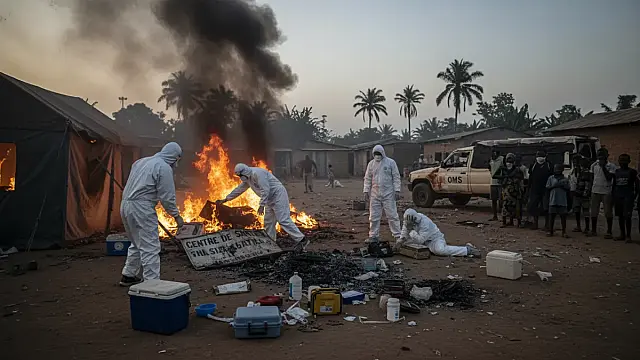 Diretor-geral da OMS alerta para o avanço rápido do ebola e a necessidade de segurança para equipes médicas.