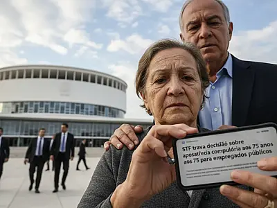 Ministros do STF debatem a validade da aposentadoria compulsória aos 75 anos para o funcionalismo público.