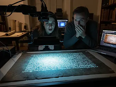 Tecnologia de imagem multiespectral permite ver o que o olho humano ignora em manuscritos antigos.