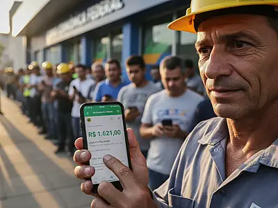 Pagamento do abono salarial 2026 injeta bilhões na economia brasileira e beneficia milhões de trabalhadores. Foto: Arte/EBC