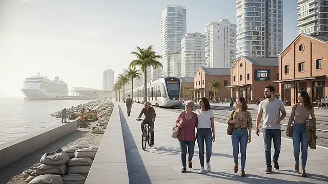 A nova orla de Santos e a revitalização do Centro mudaram a cara da cidade entre os dois ciclos de Copa do Mundo.