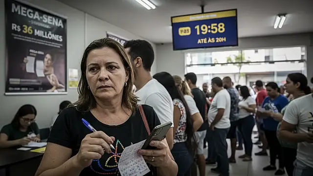 O prêmio da Mega-Sena está acumulado e atrai apostadores em busca de se tornarem os novos milionários do país.