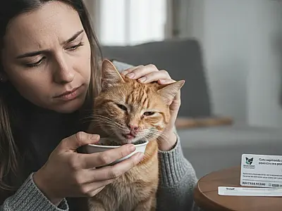 Espirros constantes e secreção ocular em gatos podem indicar a presença do Complexo Respiratório Felino, exigindo tratamento especializado.