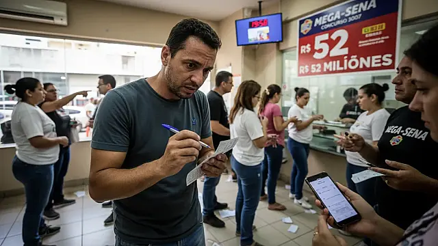 Sorteio da Mega-Sena acontece no Espaço da Sorte em São Paulo com prêmio milionário.