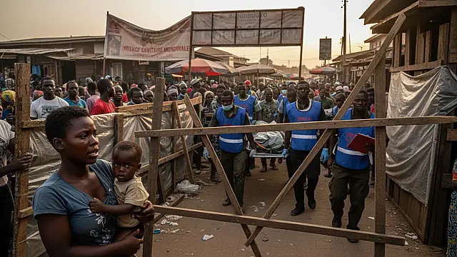 Equipes de saúde tentam conter avanço do Ebola em zonas de conflito na África. Foto: Reprodução/MSF