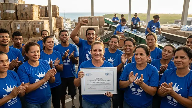 Projeto de reciclagem em São Vicente transforma vidas e recebe reconhecimento internacional da ONU.