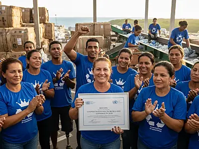 Projeto de reciclagem em São Vicente transforma vidas e recebe reconhecimento internacional da ONU.