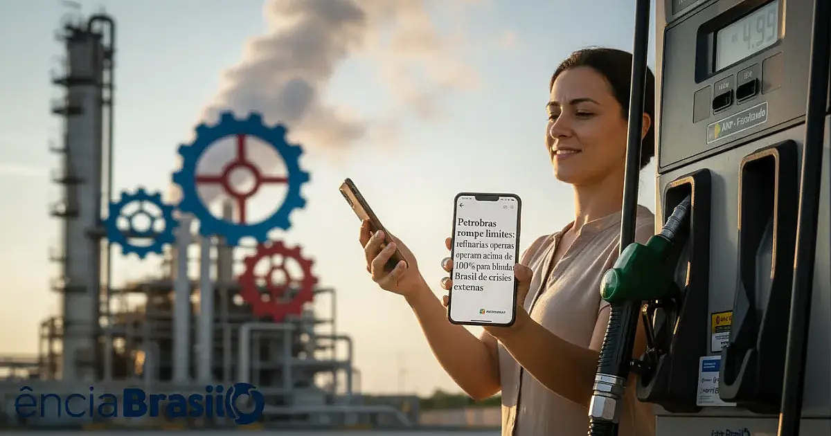 Petrobras rompe limites: refinarias operam acima de 100% para blindar Brasil de crises externas