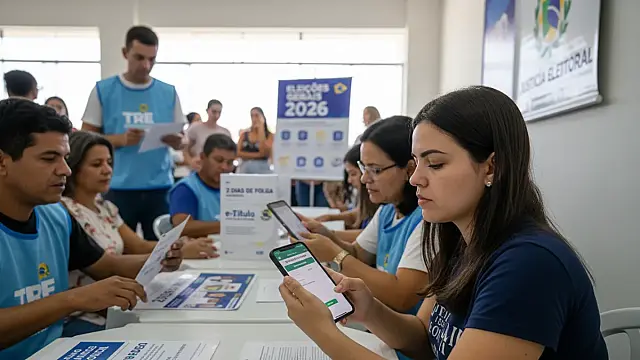 Justiça Eleitoral convoca cidadãos para atuarem como mesários voluntários em 2026. Foto: Divulgação/TSE