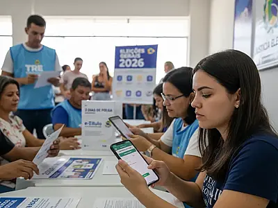 Justiça Eleitoral convoca cidadãos para atuarem como mesários voluntários em 2026. Foto: Divulgação/TSE