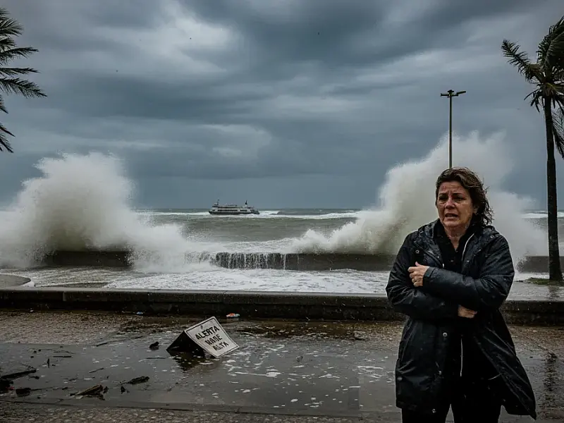 Ciclone extratropical atinge o litoral de SP: entenda os riscos e como o tempo muda no fim de semana