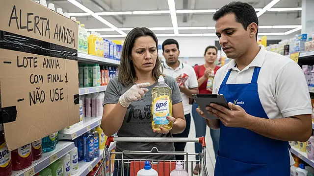 Produtos da marca Ypê seguem sob monitoramento da Anvisa após recurso administrativo da empresa.