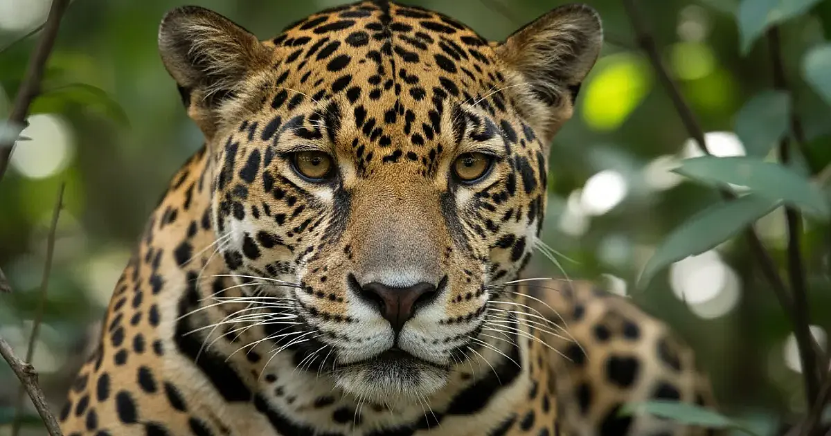 O mistério no olhar da onça-pintada: registro captura a força do maior felino das Américas