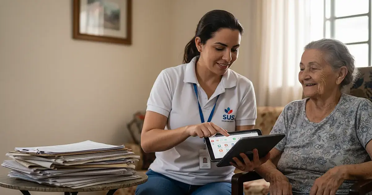 São Vicente elimina papel e atinge 100% de digitalização nas visitas de Agentes de Saúde