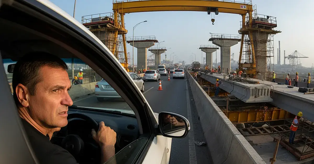 Ponte do Casqueiro: Obra com técnica rara promete destravar a mobilidade entre Santos e Cubatão