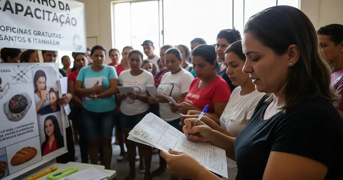 Santos e Itanhaém abrem inscrições para oficinas gratuitas de beleza e panificação; veja como participar