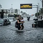 Litoral de SP em alerta máximo: frente fria traz risco de enchentes e caos no trânsito