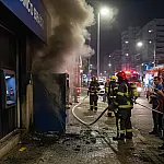 Incêndio em caixa eletrônico do Banco do Brasil mobiliza bombeiros e assusta moradores em São Vicente