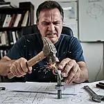 A armadilha do martelo: por que sua mente insiste em repetir os mesmos erros?