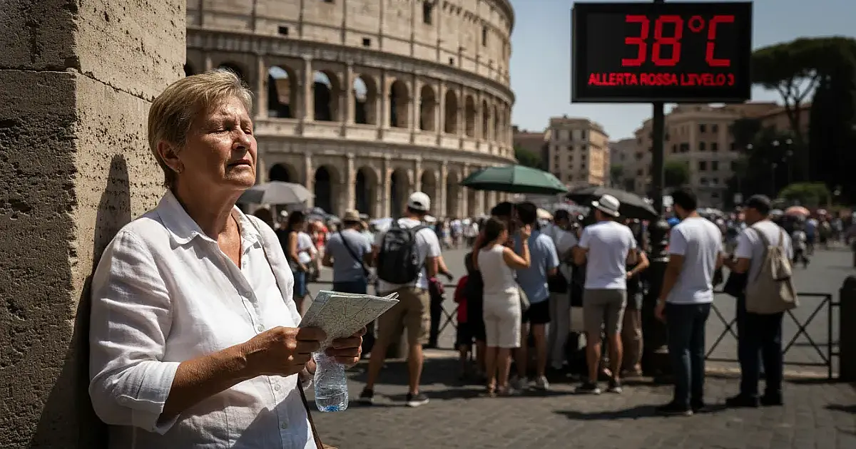Itália em alerta vermelho: onda de calor extrema atinge Roma e grandes cidades